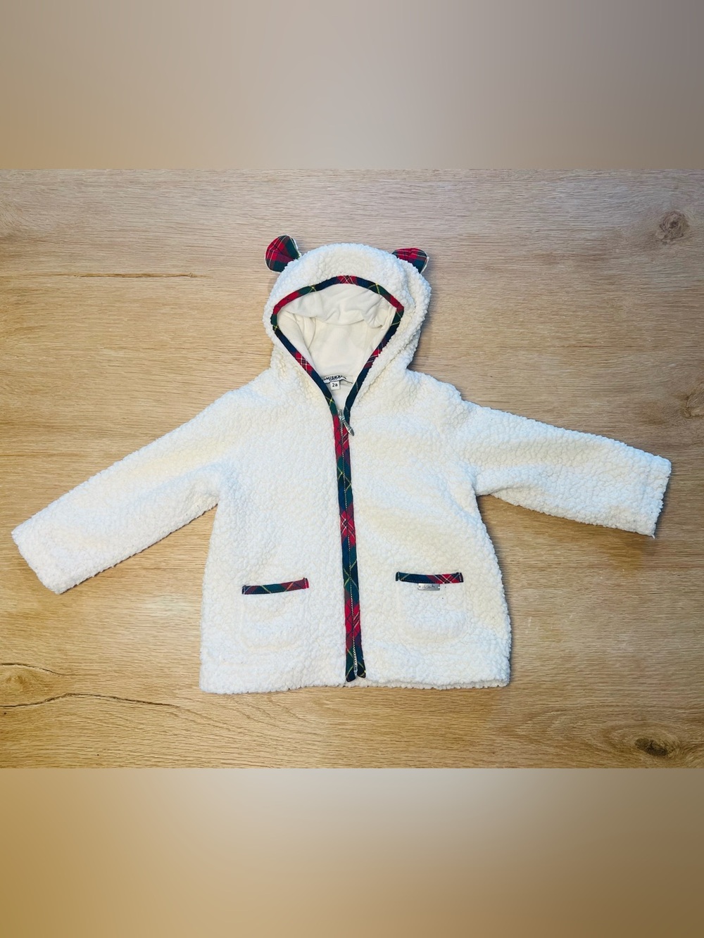 Jean Paul Gaultier Bebe teddy bear hoodie size 2T